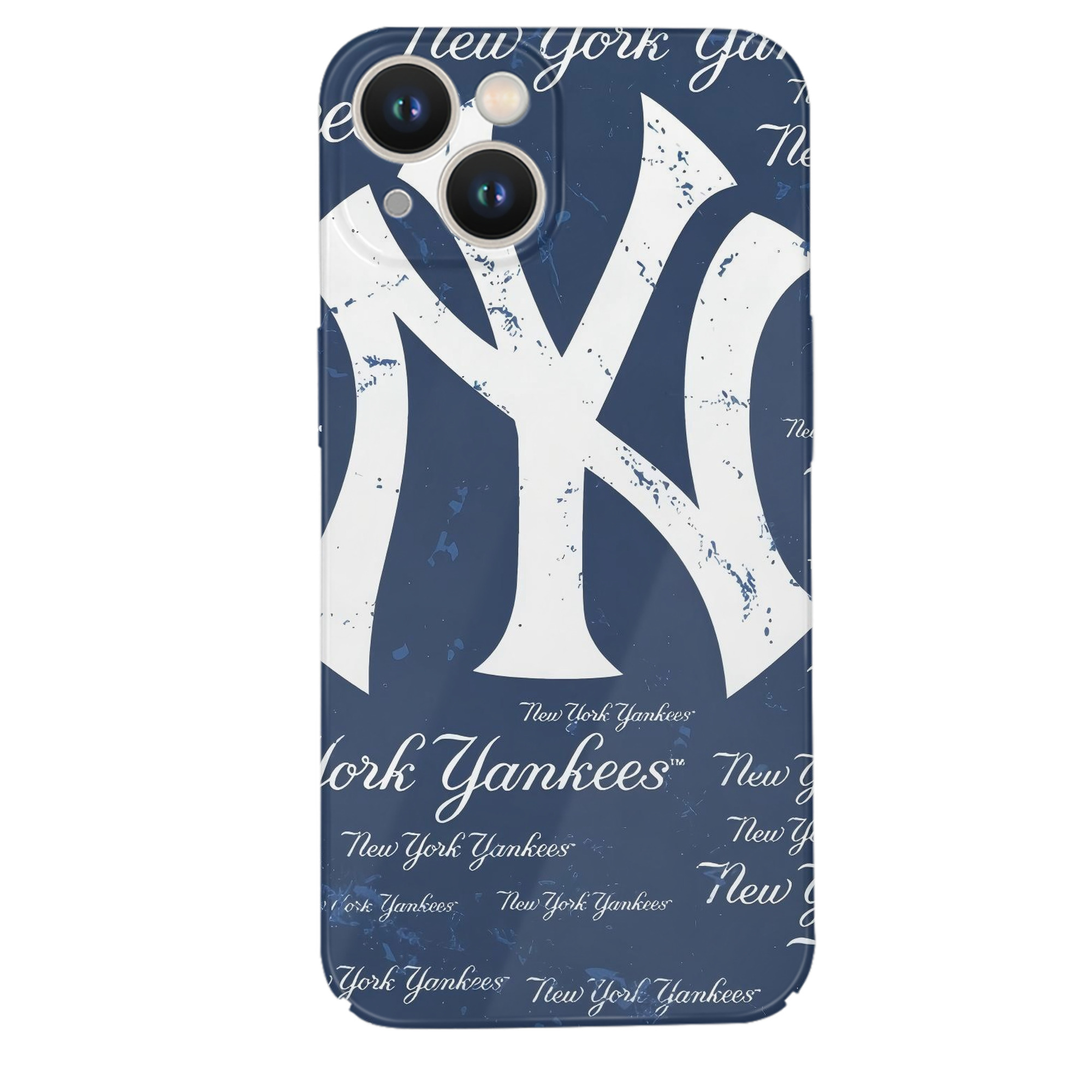 New York Yankees 117 IPhone 14 Series Full-Cover Hard Case – Shockproof With Raised Camera Protection – Precise Cutouts, Wireless Charging Compatible – Durable, Anti-Yellowing, Easy To Clean